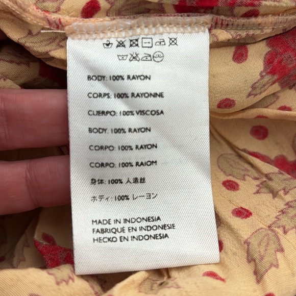 Anthropologie x Faithfull Melia Midi Dress size 4 Small - Picture 9 of 10